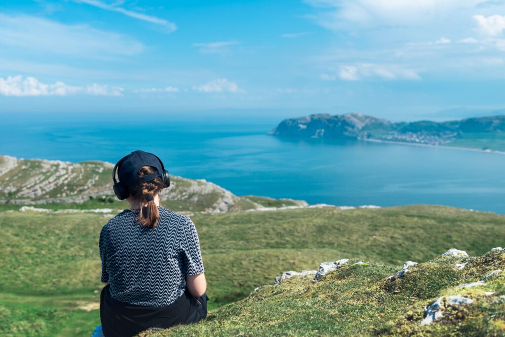 Teenager Girl, Staycation, Wales, UK